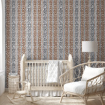 Brown Grey Modern Peel and Stick Wallpaper