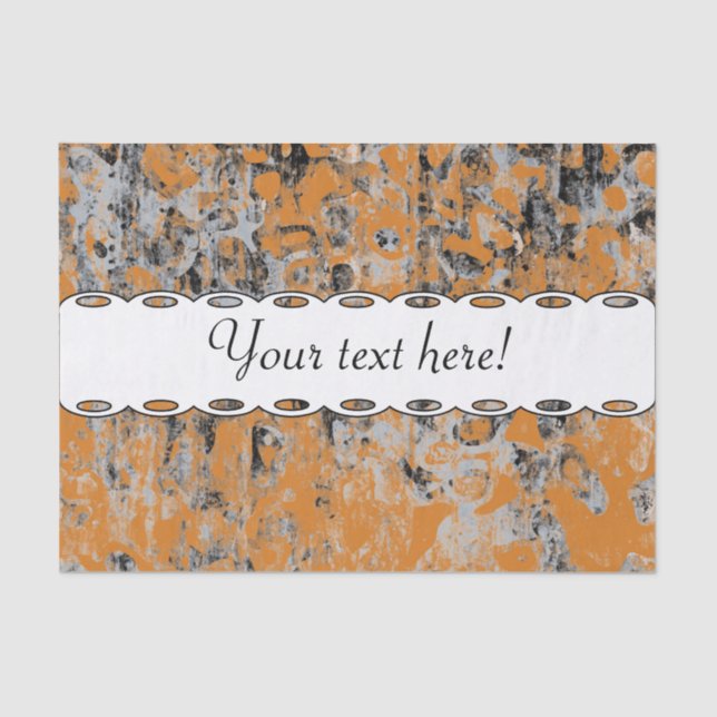 Brown grey texture tissue paper (Front)