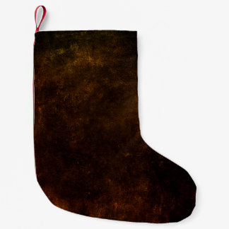 Brown grunge background, artistic dark texture, de small christmas stocking
