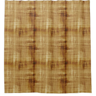 Brown Grunge Shower Curtain