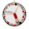Brown Hair Gymnast Red, Black & Green Personalised