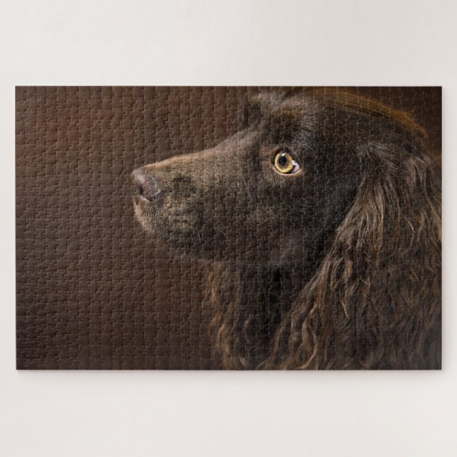 Brown-Haired Dog Jigsaw Puzzle (Horizontal)