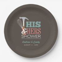 Brown Hammer Whisk Handy Couple Shower