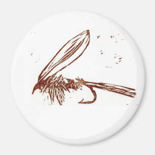"Brown Hare's Ear" Classic Trout Fly Magnet