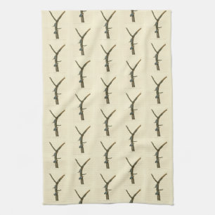 Brown-headed Nuthatch - Audubon's Birds of America Tea Towel