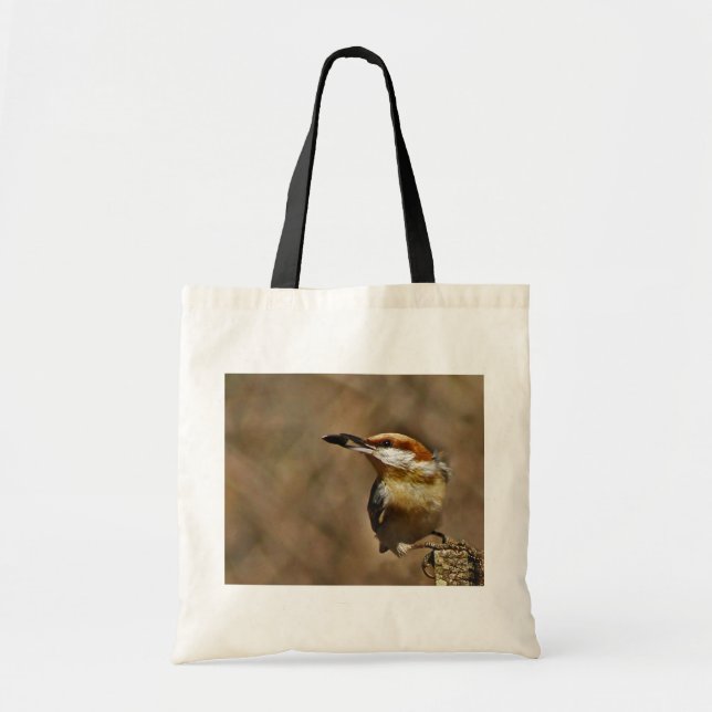 Brown-headed Nuthatch tote (Front)