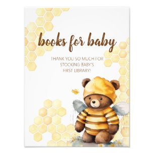 Brown honey teddy bear books for baby Poster