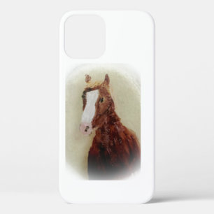 Brown Horse Art iPhone 12 Case