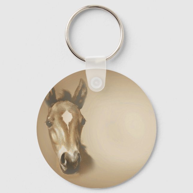 BROWN-HORSE KEY RING (Front)