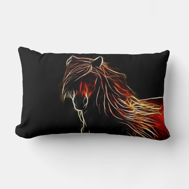 Brown Horse Lumbar Cushion (Front)