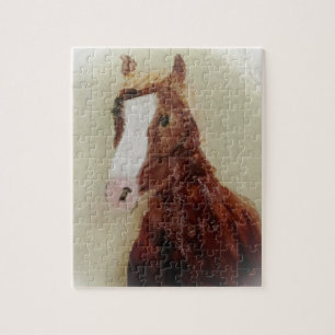 Brown Horse Painting Jigsaw Puzzle