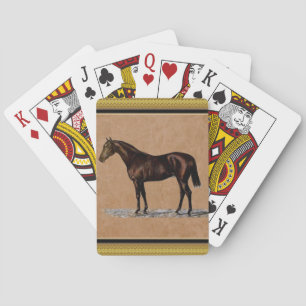 Brown Horse Playing Cards