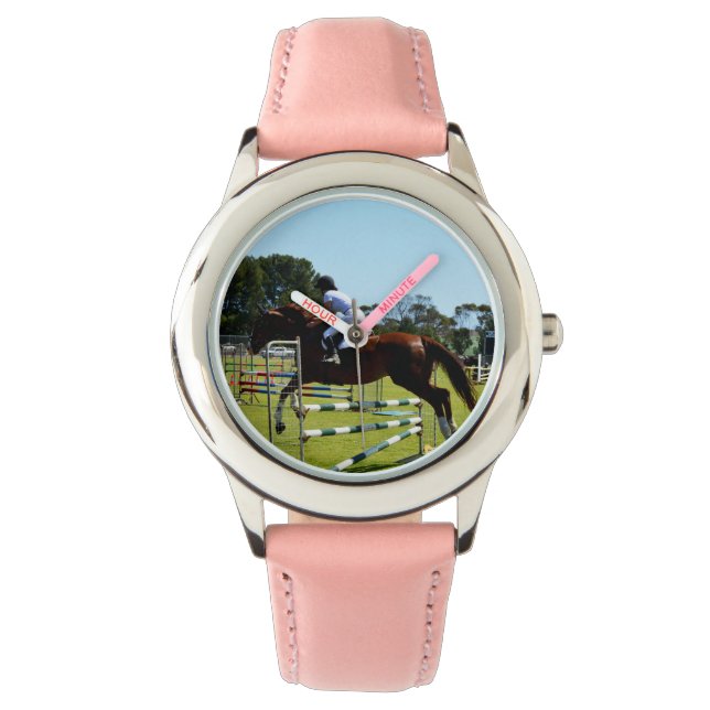 Brown Horse Show Jumping, Watch (Front)
