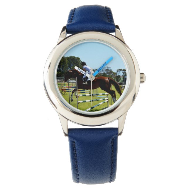 Brown Horse Show Jumping, Watch (Front)
