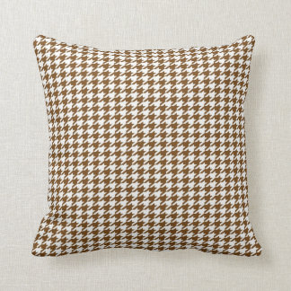 Brown Houndstooth Cushion