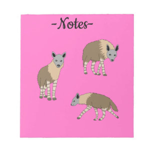 Brown Hyenas Notepad