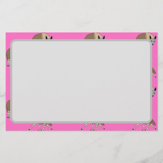 Brown Hyenas Stationery (Front)