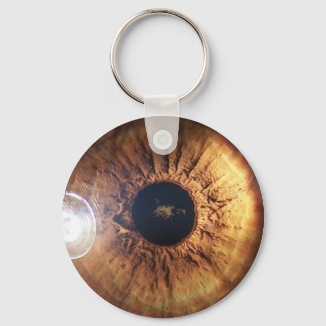 brown iris key ring (Front)