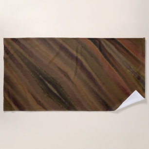 Brown Is My Favourite Colour Beach Towel