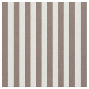 Brown & Ivory Stripes Fabric