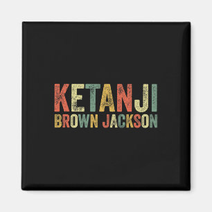 Brown Jackson Black History African American Woman Magnet