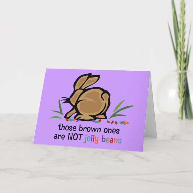 Brown Jelly Beans Card (Front)