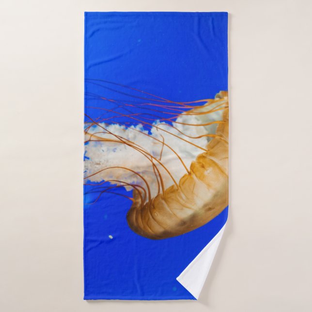 BROWN JELLYFISH BATH TOWEL (Bath Towel)