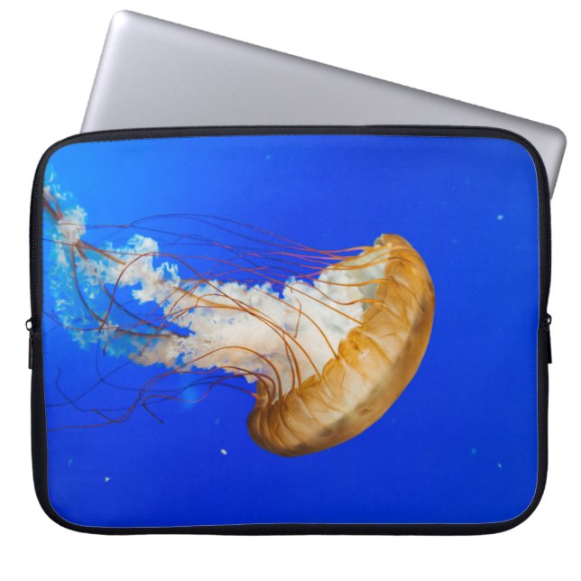 BROWN JELLYFISH LAPTOP SLEEVE (Front)