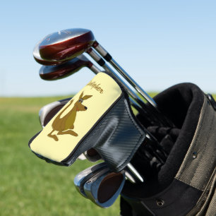 Brown Kangaroo Design Golf Head Cover