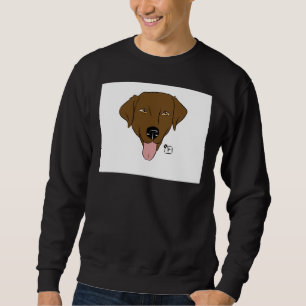 Brown Lab Scoop Sweatshirt