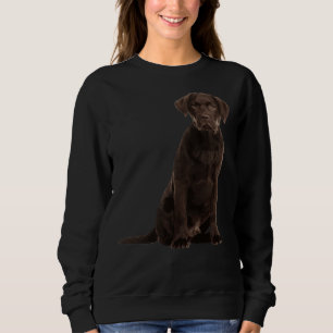 Brown Labrador Retriever Man And Womans Best Frien Sweatshirt
