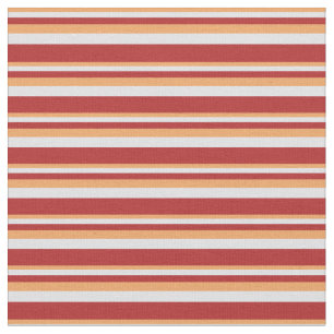 Brown, Lavender, and Red Coloured Lines Fabric
