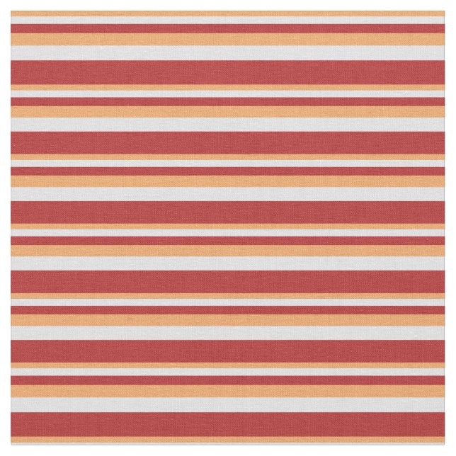 Brown, Lavender, and Red Coloured Lines Fabric (Close Up)