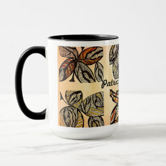 Brown Leaf Coffee Cup
