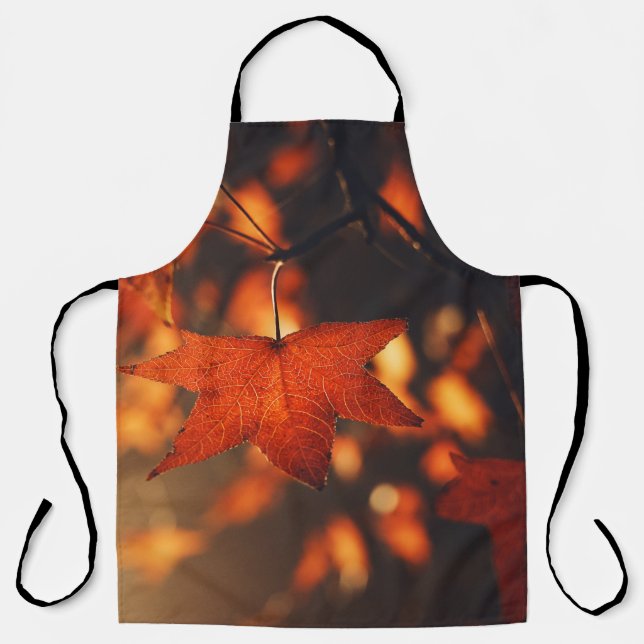 BROWN LEAFED PLANTS APRON (Front)