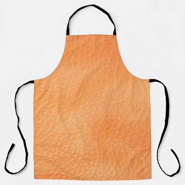  Brown leather background. abstract, accessories,  Apron (Front)