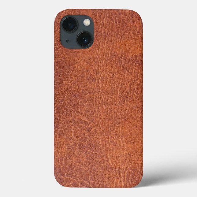 Brown leather Case-Mate iPhone case (Back)