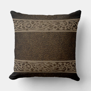 Brown Leather Cushion