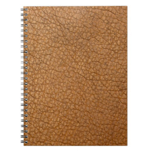 Brown leather notebook
