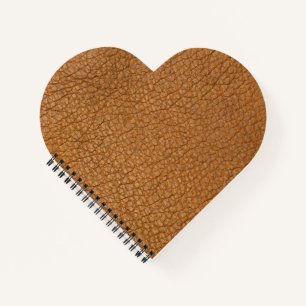 Brown leather  notebook