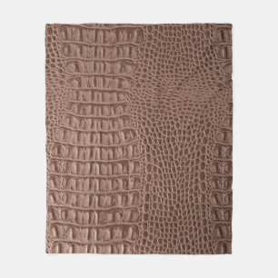 Brown leather texture background close up macroski fleece blanket
