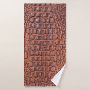 Brown leather texture backgroundabstract,aged,anim bath towel