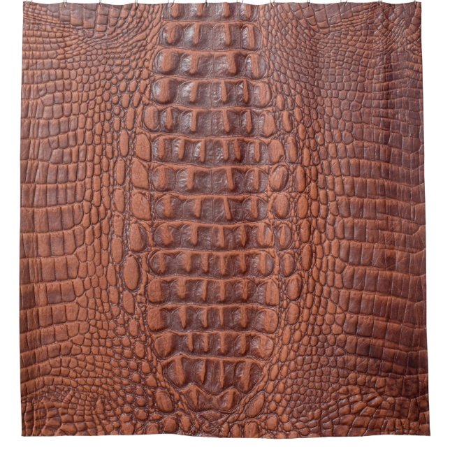 Brown leather texture backgroundabstract,aged,anim shower curtain (Front)