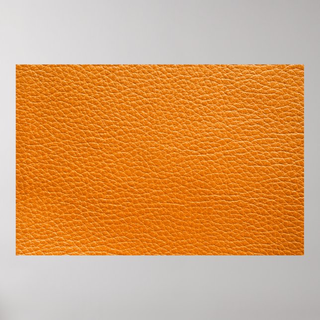 Brown leather texture closeup poster (Front)