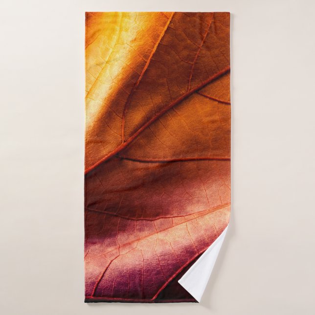 Brown leather textureleather,abstract,antique,back bath towel (Bath Towel)