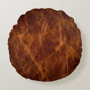 Brown leather textureleather,texture,background,ar round cushion