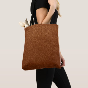 Brown Leather Tote Bag