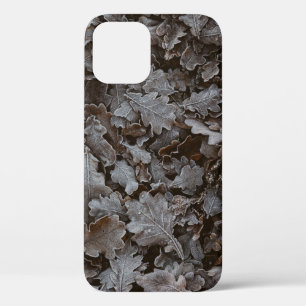 Brown leaves iPhone 12 case