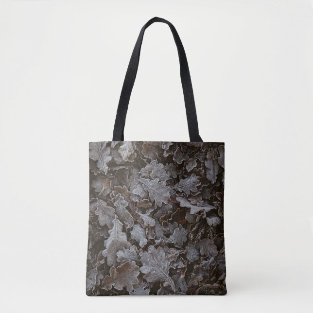 Brown leaves tote bag (Front)