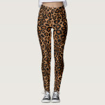Brown Leopard Animal Skin Print Leggings<br><div class="desc">Brown Leopard Animal Pattern Print Leggings. ⭐ 99% of my designs in my store are done in layers. This makes it easy for you to resize and move the graphics and text around so that it will fit each product perfectly. ⭐ (Please be sure to resize or move graphics if...</div>
